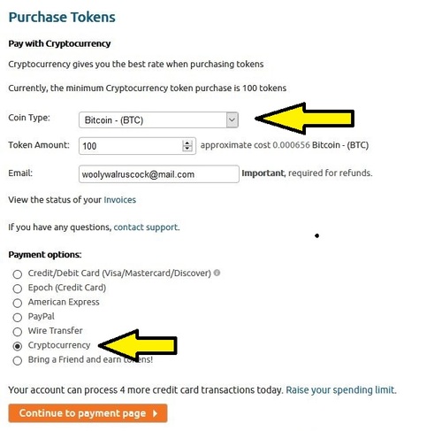 Chaturbate offers multiple payment options along with Bitcoin