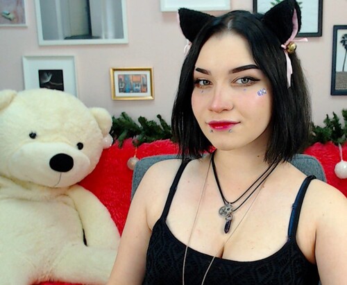 CamSoda features Goth girls from around the world in live video chat rooms