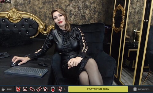 Enjoy a German-speaking live cam model performing a JOI chat show at LivePrivates.com